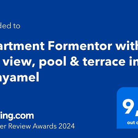 Apartment 4B Formentor Sea View & Pool In Canamel Canyamel  Zewnętrze zdjęcie