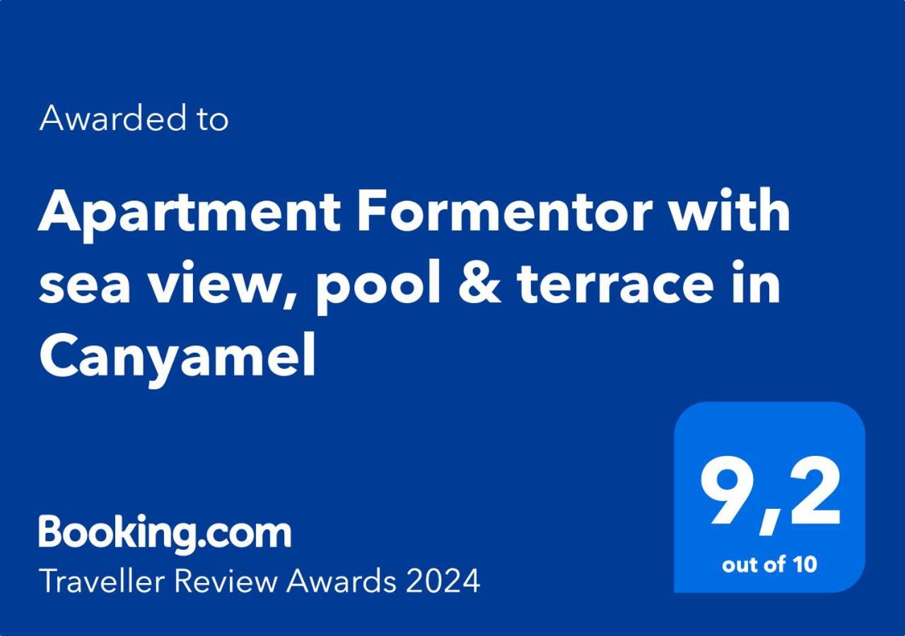 Apartment 4B Formentor Sea View & Pool In Canamel Canyamel  Zewnętrze zdjęcie